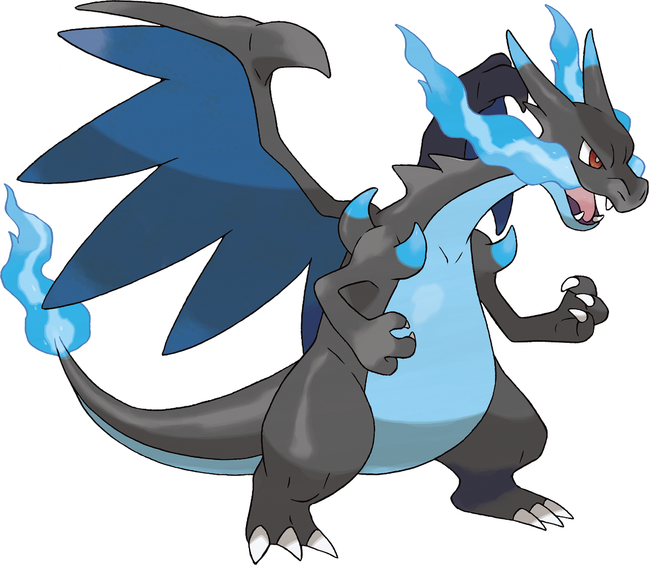 文件:Pokemon Gen6 Charizard Mega X.png - 萌娘共享