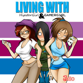 Living with hipstergirl and gamergirl cover.jpg