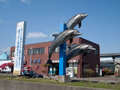 Ooarai Station Dolphin Statue.jpg