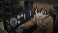 A Cheerful Look O Tsuchiya(GUP) When She was Driving Her Tank in The Temp Campus.jpg