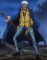 Law's second clothes in Wano.png