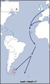 Falklands, Campaign, (Distances to bases) 1982BLANK.jpg