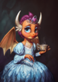 Dragon and the dress by assasinmonkey-dcnjv72.png