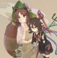 Mamizou and Nue.png