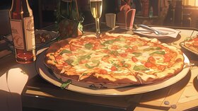 View of delicious pizza in anime style.jpg