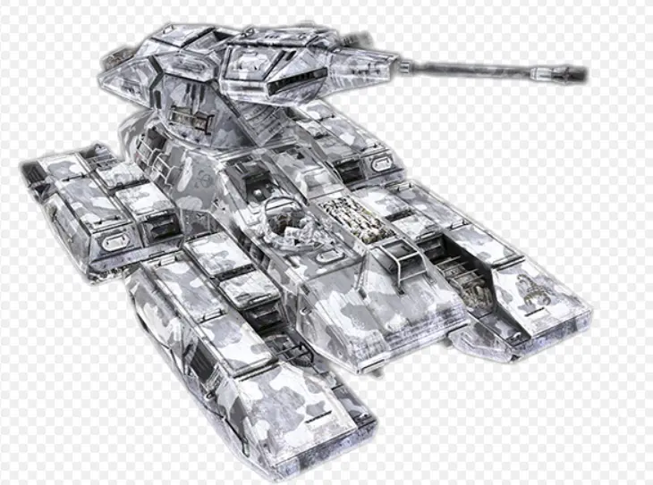 File:雪地迷彩涂装的M808C天蝎坦克.webp