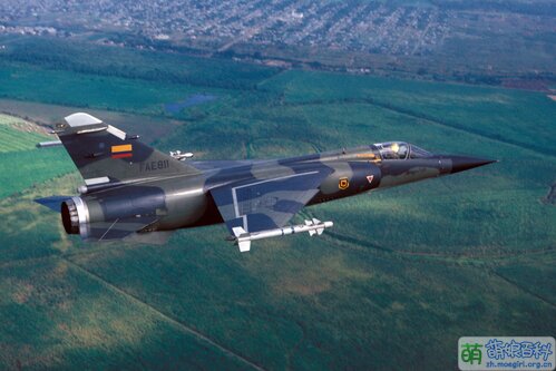 Mirage F1JA in flight over Ecuador 1986.JPEG