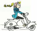 Seccotine in her scooter.jpg