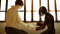 Ariake&hinode writing with hand.png