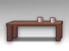 家具 木制长桌（茶杯）.png